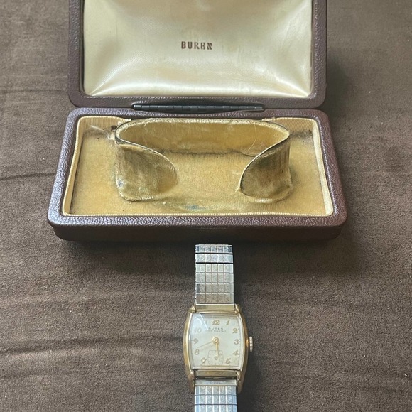 Buren Other - Vintage Buren Automatic Shock Resistant‎ Swiss Watch Wristwatch 10K GF